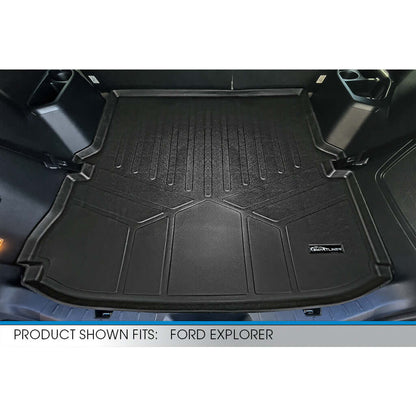 SMARTLINER Custom Fit Floor Liners For 2011-2014 Ford Explorer (with 2nd Row Center Console)