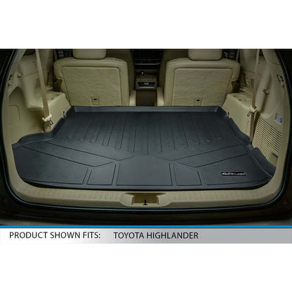SMARTLINER Custom Fit Floor Liners For 2014-2019 Toyota Highlander Hybrid (with 2nd Row Bench Seat)