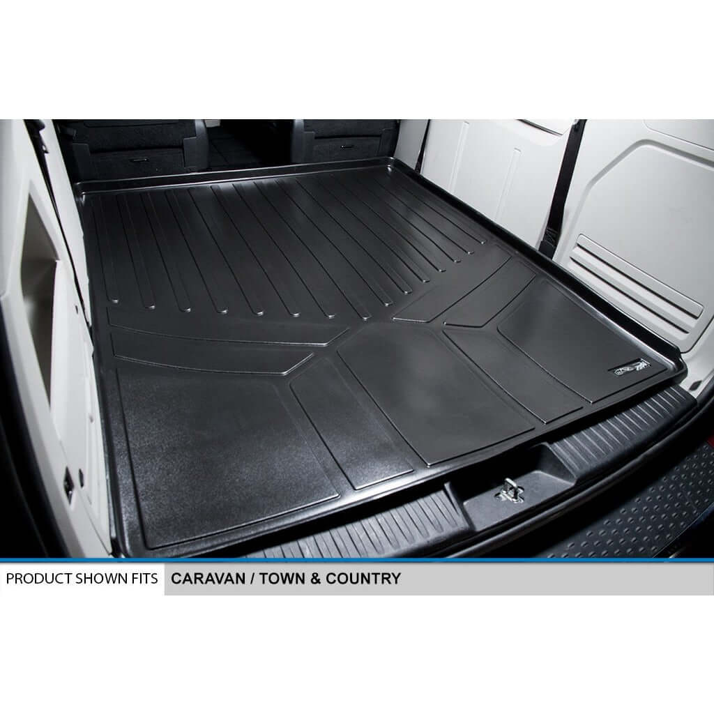 Smart Trim™ Floor Liners For 2013-2020 Dodge Grand Caravan (2nd Row Bucket) and no Super Console