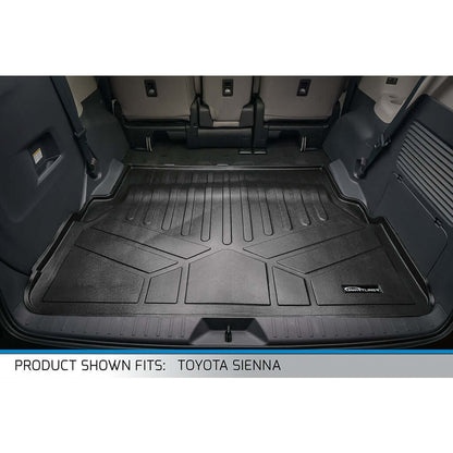 SMARTLINER Custom Fit Floor Liners For 2021-2026 Toyota Sienna with 2nd Row Bench Seat