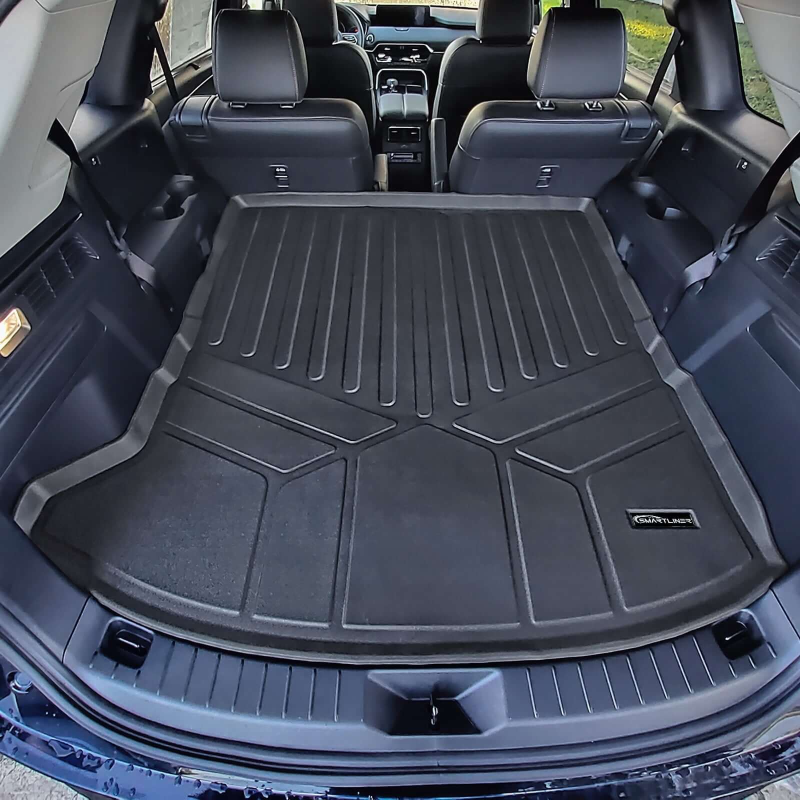 SMARTLINER Floor Liners for 2024-2026 Mazda CX-90 Plug-In Hybrid (Only Fits 2nd Row Bucket Seats With Center Console)