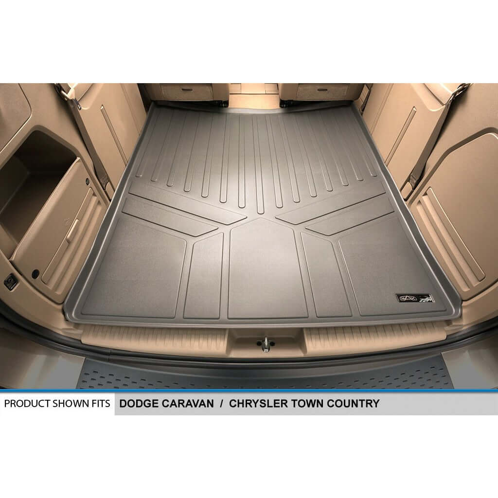 Smart Trim™ Floor Liners For 2013-2020 Dodge Grand Caravan (2nd Row Bucket) (1st Row Console)