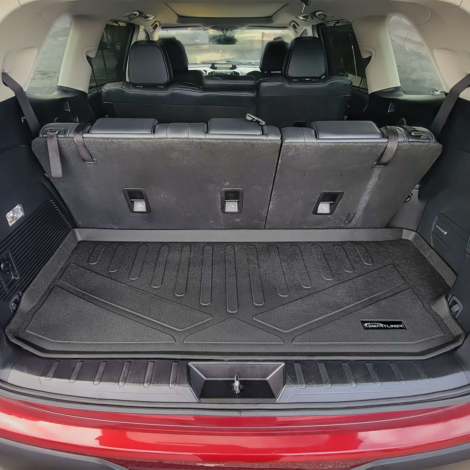 Smart Trim™ Floor Liners For 2019-2026 Subaru Ascent (2nd Row Bucket) and With Subwoofer in the Cargo Area