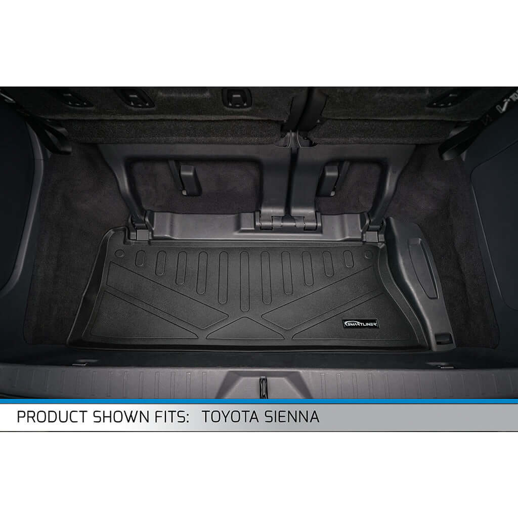 SMARTLINER Custom Fit Floor Liners For 2021-2026 Toyota Sienna with 2nd Row Bench Seat