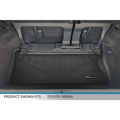 SMARTLINER Custom Fit Floor Liners For 2021-2026 Toyota Sienna with 2nd Row Bench Seat