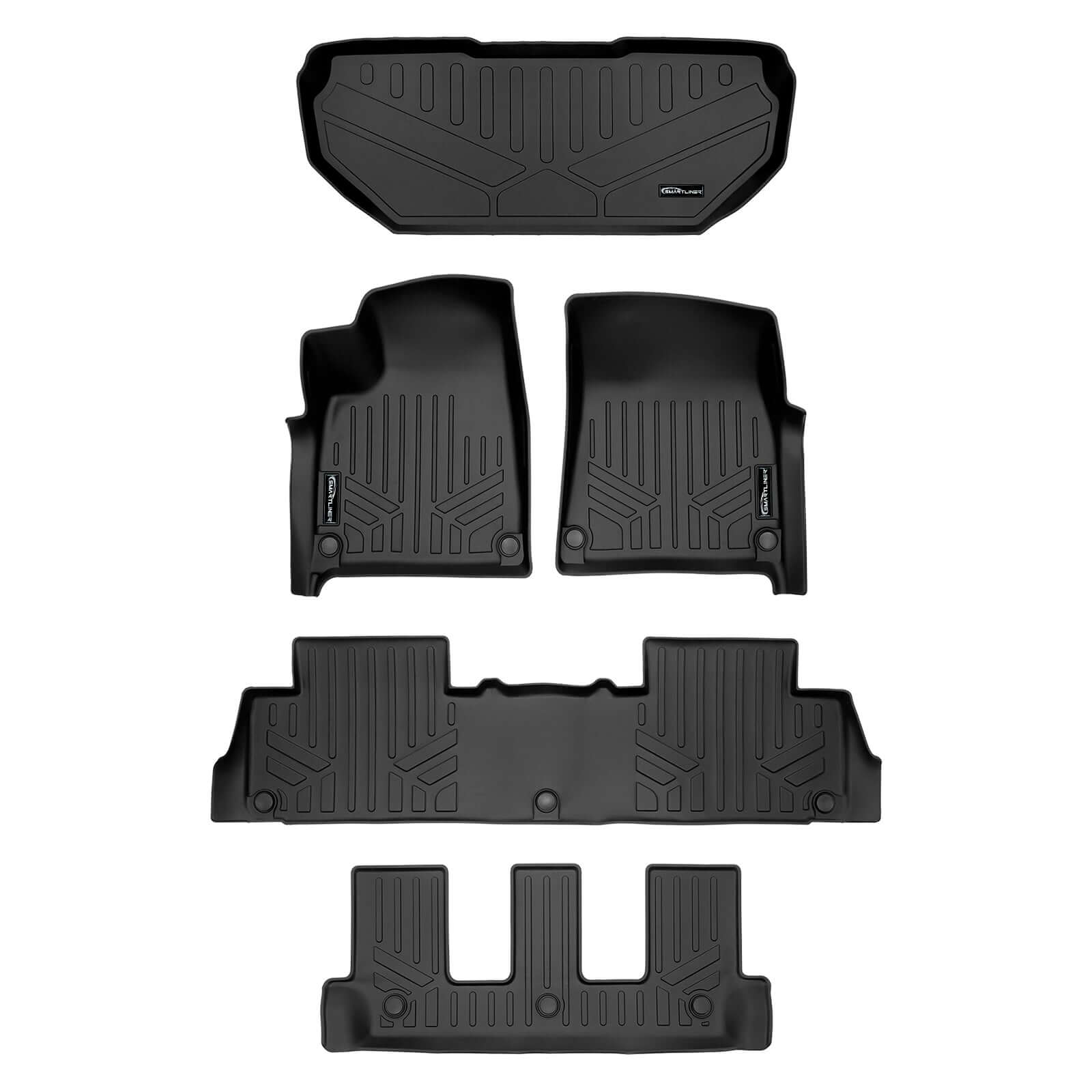 SMARTLINER Floor Liners for 2024 Rivian R1S