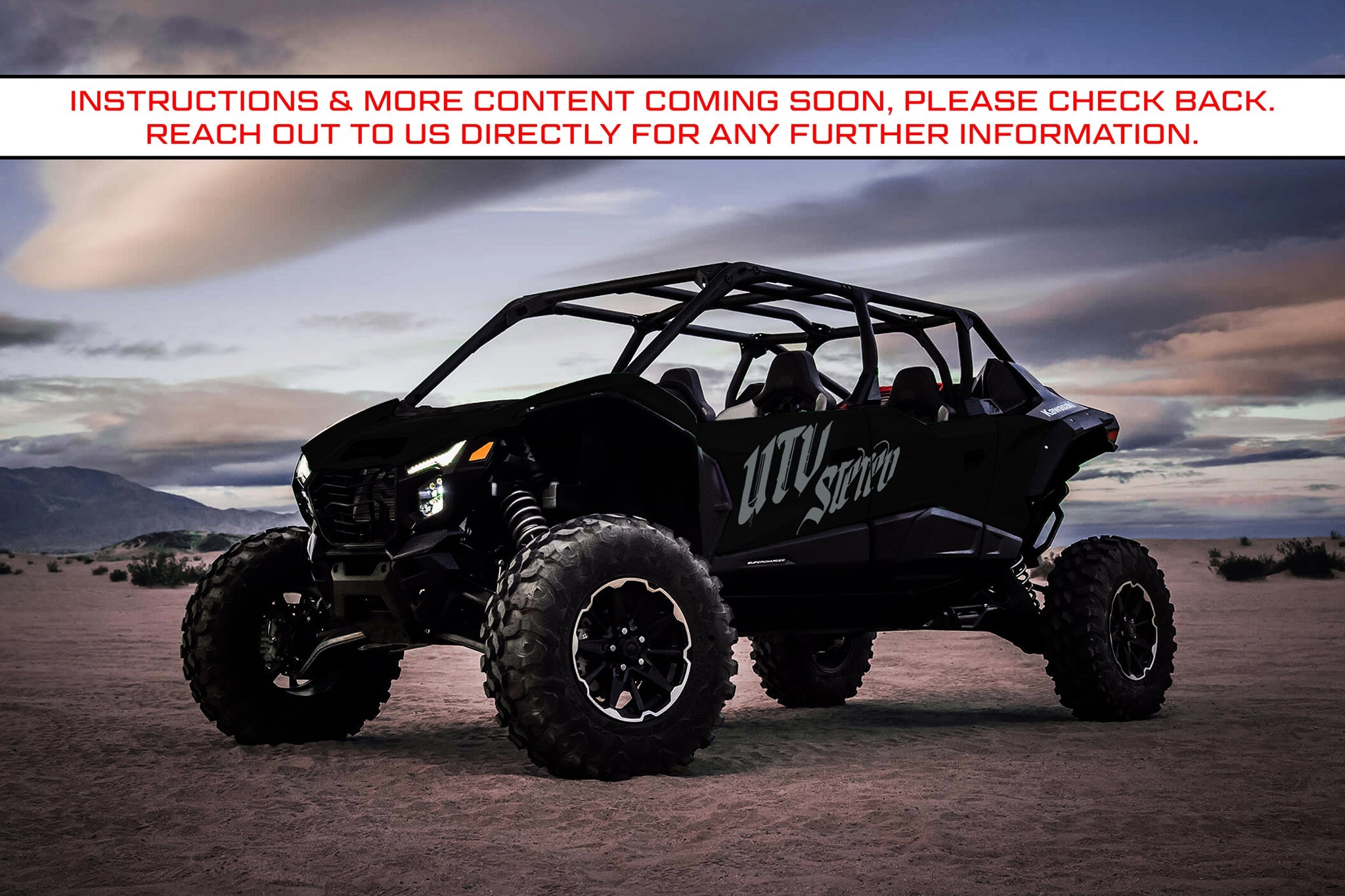 Kawasaki® Teryx H2 Garmin Tread® RCA OUTPUT KIT - 6 CH W/ REMOTE | UTVS-H2-GRM-RCA-OUT-KIT