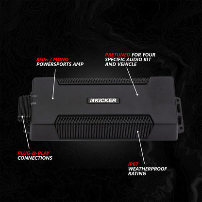 2017-2026 Can-Am® X3, Phase-4 V-Spec 5-Speaker 1650watt System w/MRB4