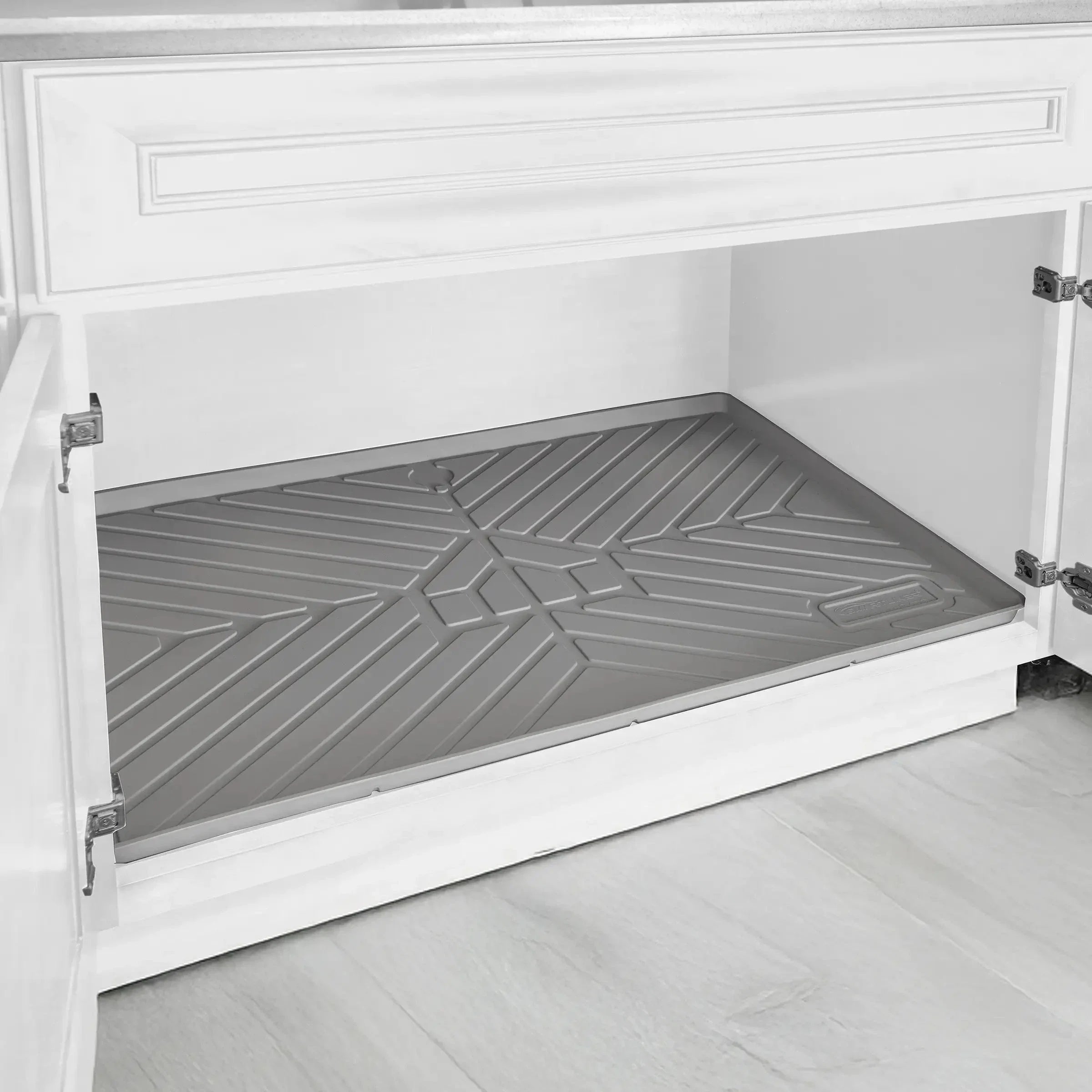 SMARTLINER HOME™ Under Sink Cabinet Kitchen Mats Compatible With Standard Kitchen Cabinets 22.5" x 28.5"