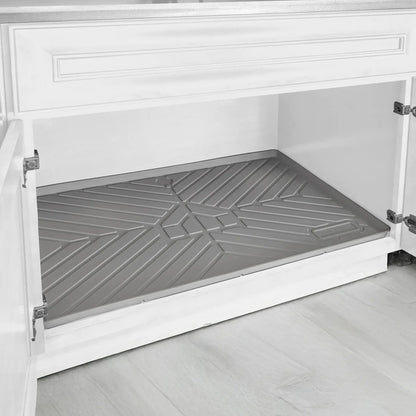 SMARTLINER HOME™ Under Sink Cabinet Kitchen Mats Compatible With Standard Kitchen Cabinets 22.5" x 28.5"