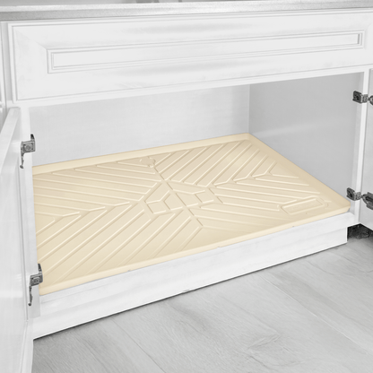 SMARTLINER HOME™ Under Sink Cabinet Kitchen Mats Compatible With Standard Kitchen Cabinets 22.5" x 28.5"