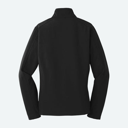 VP Racing Black Ladies Soft Shell Jacket - Water Repellent
