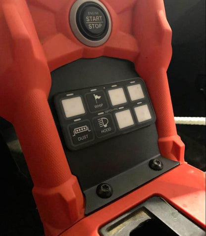 Can-Am X3 Switch-Pros 8 Lower Dash Plate