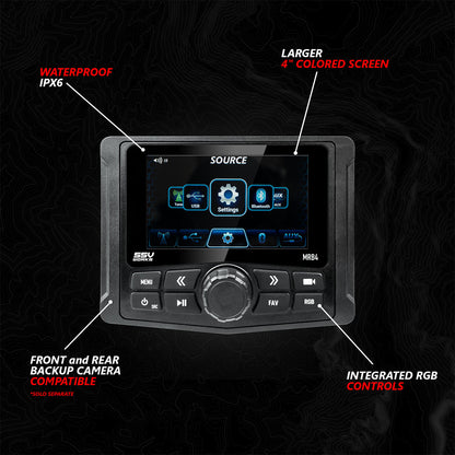 2017-2026 Can-Am® X3, Phase-3 V-Spec 3-Speaker 1650watt System w/MRB4