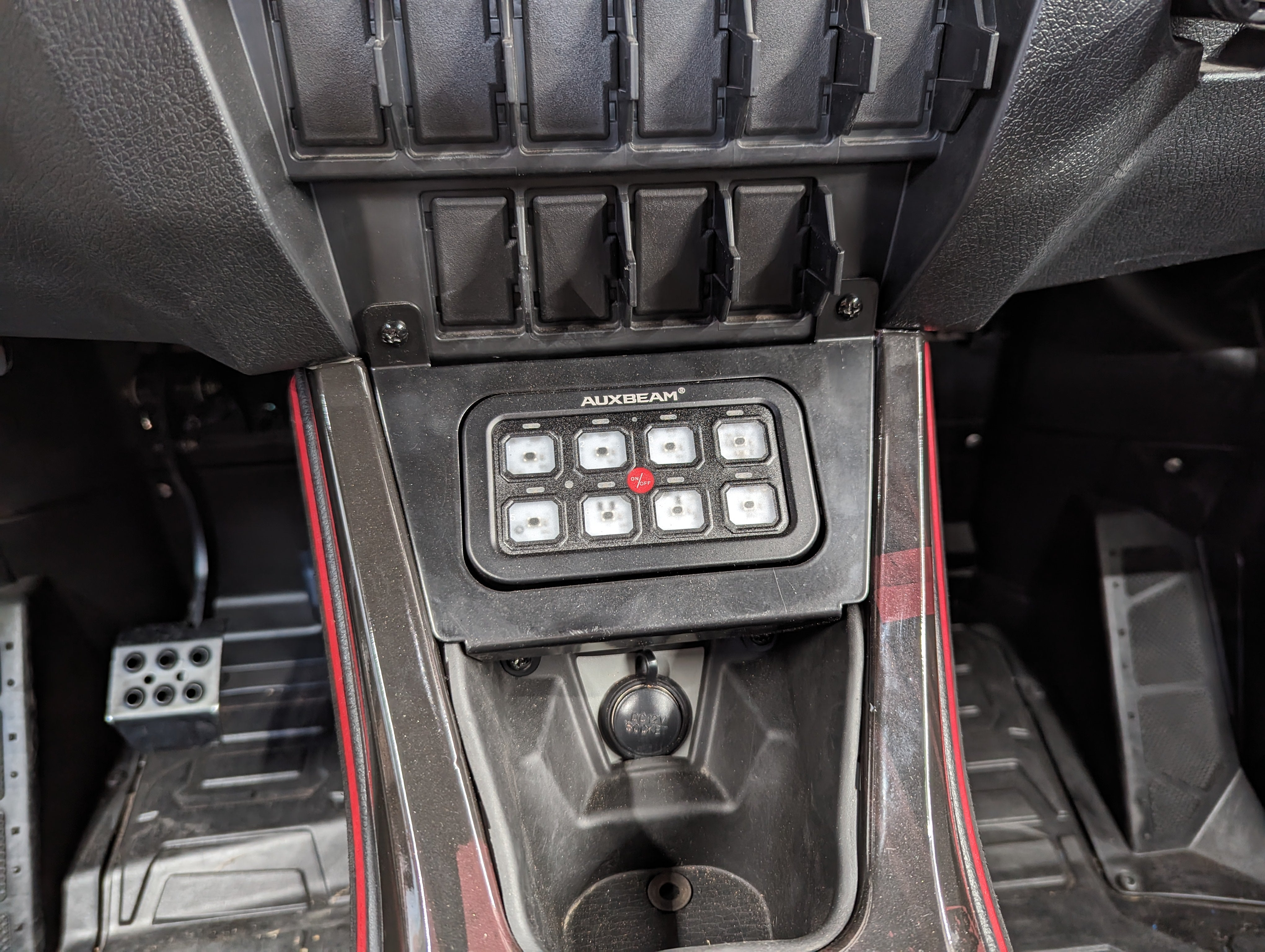 Polaris RZR Pro R Auxbeam RA80XL Switch Panel Mount (2020–2024)