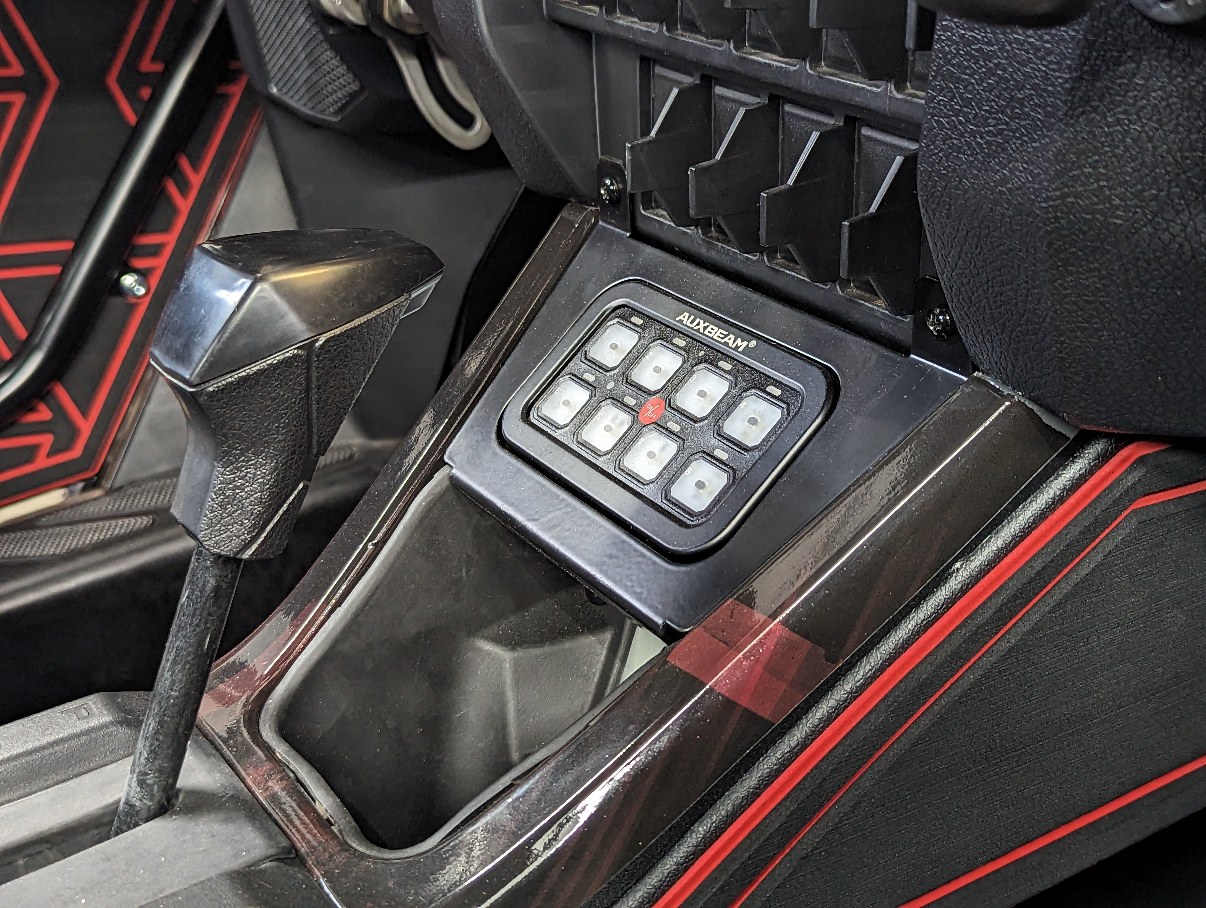 Polaris RZR Pro R Auxbeam RA80XL Switch Panel Mount (2020–2024)