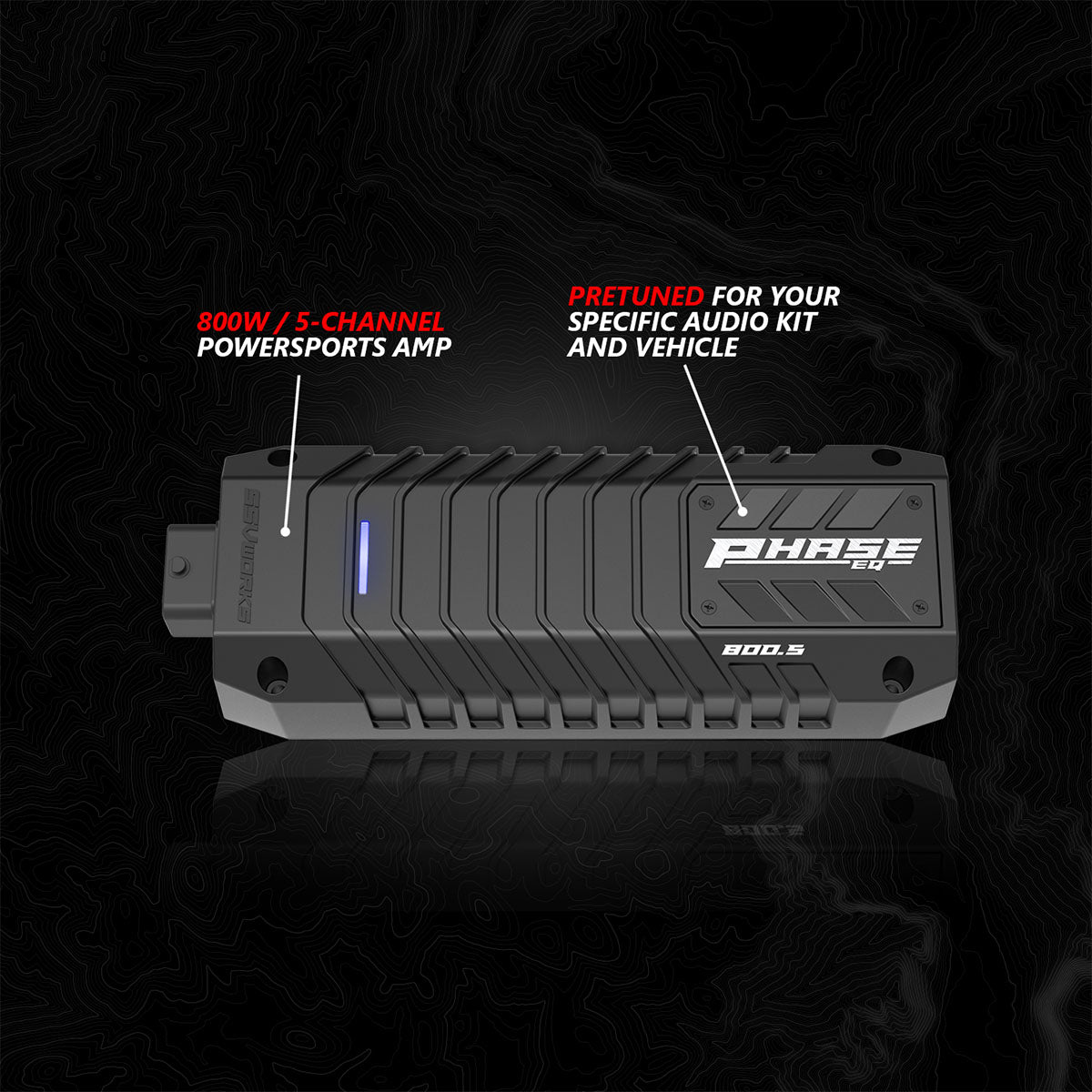 2020-2024 Polaris® RZR PRO Series Phase-4 A-Spec 5-Speaker 800watt System w/JVC