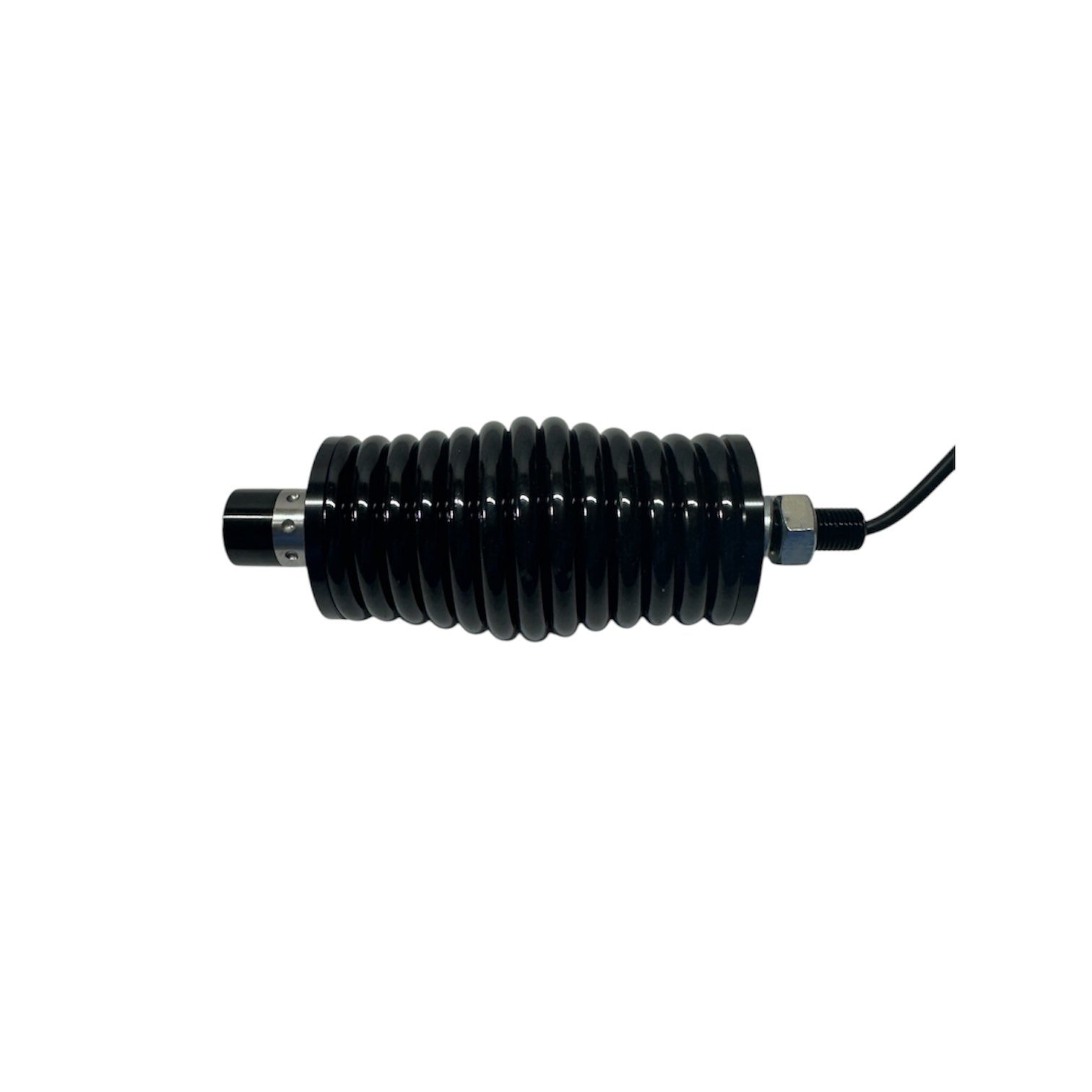 Premium Heavy-Duty Black Barrel Spring for Big Eddy's LED Whips – Reinforced Protection with Quick-Release Power Integration