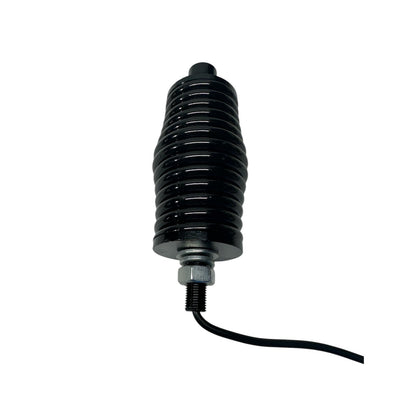 Premium Heavy-Duty Black Barrel Spring for Big Eddy's LED Whips – Reinforced Protection with Quick-Release Power Integration
