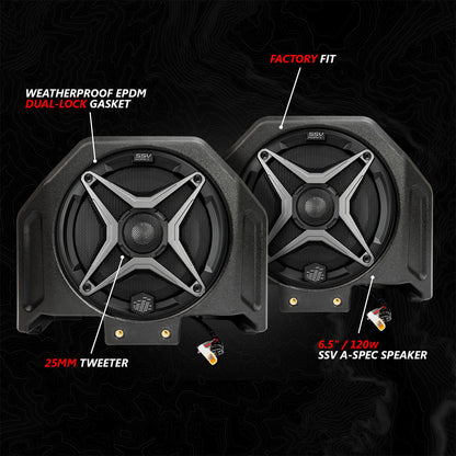 2020-2024 Polaris® RZR PRO Series Phase-2 A-Spec 4-Speaker 200watt System w/MRB4