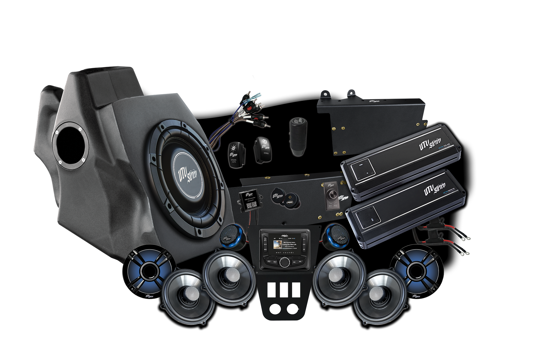 '20-'24 RZR® Pro Series Signature Stage 7 Stereo Kit | UTVS-PRO-S7-S