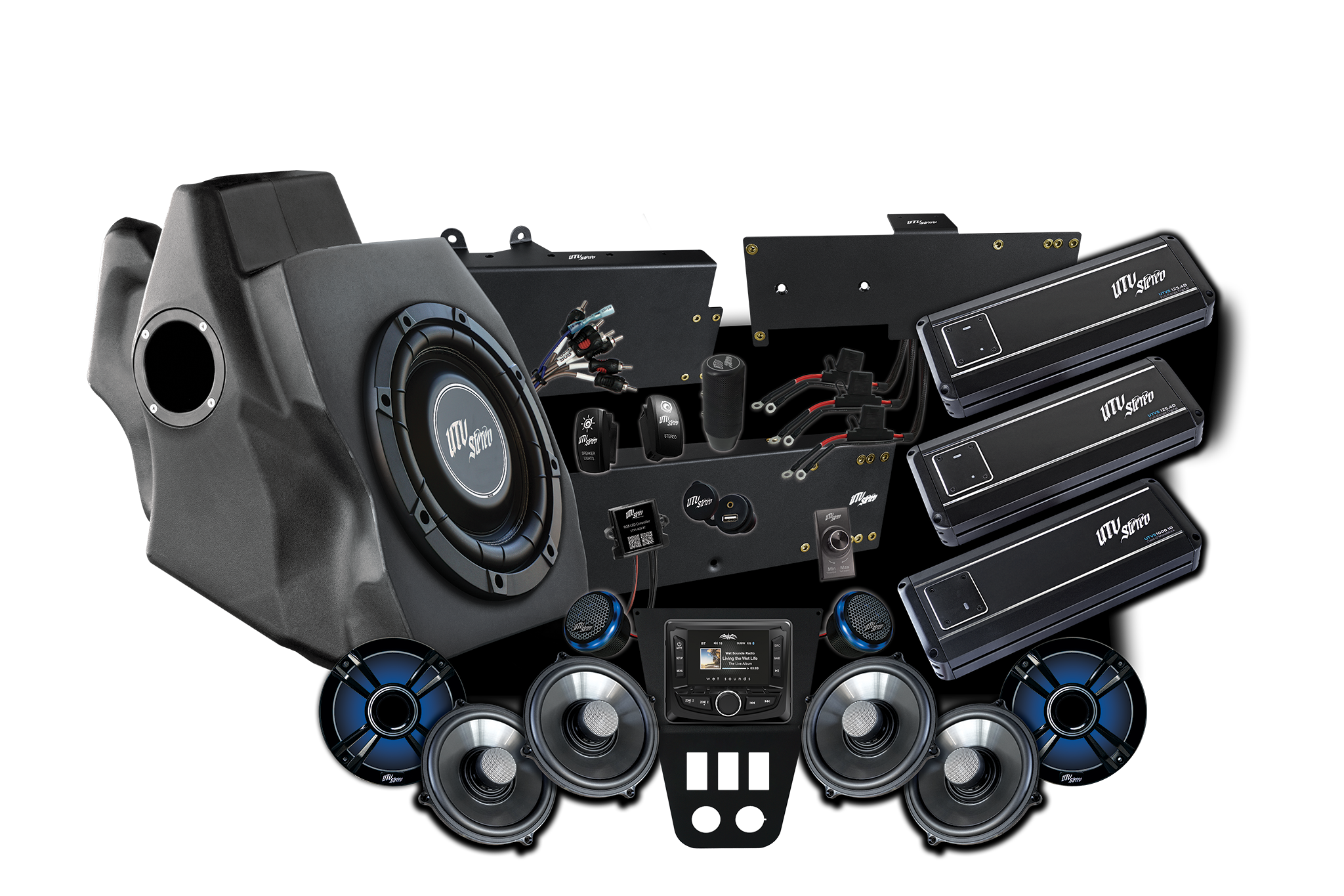 '20-'24 RZR® Pro Series Signature Stage 8 Stereo Kit | UTVS-PRO-S8-S