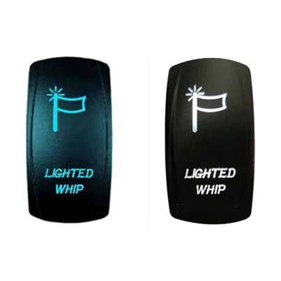 Illuminate Your Adventure: LED Whip Rocker Switch - Take Control of Your Lighting Experience!