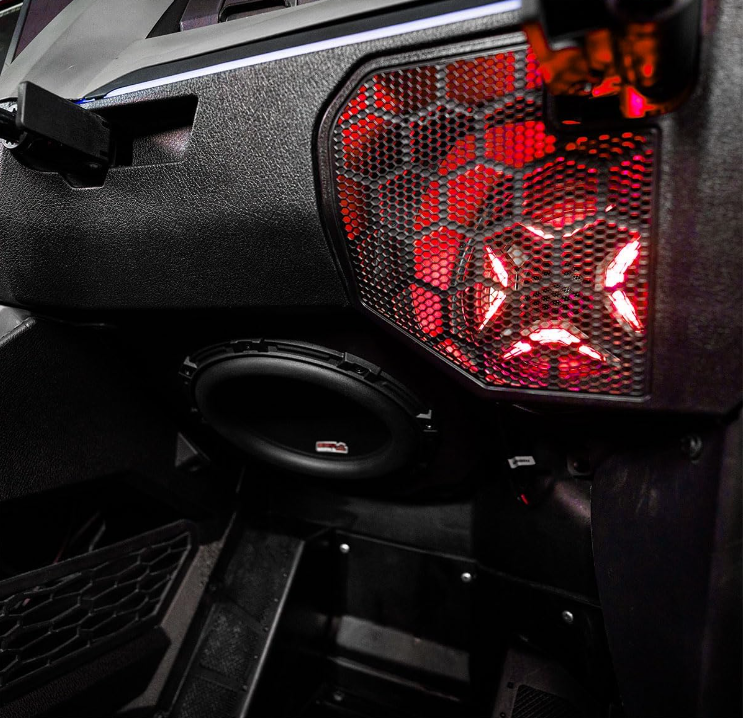 2020-2024 Polaris® RZR Pro Series In-Dash 6.5" Speaker-Pods unloaded