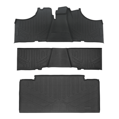 SMARTLINER Rugged Rubber Floor Liners For 2017-2026 Kawasaki Mule (6-Seater Models)