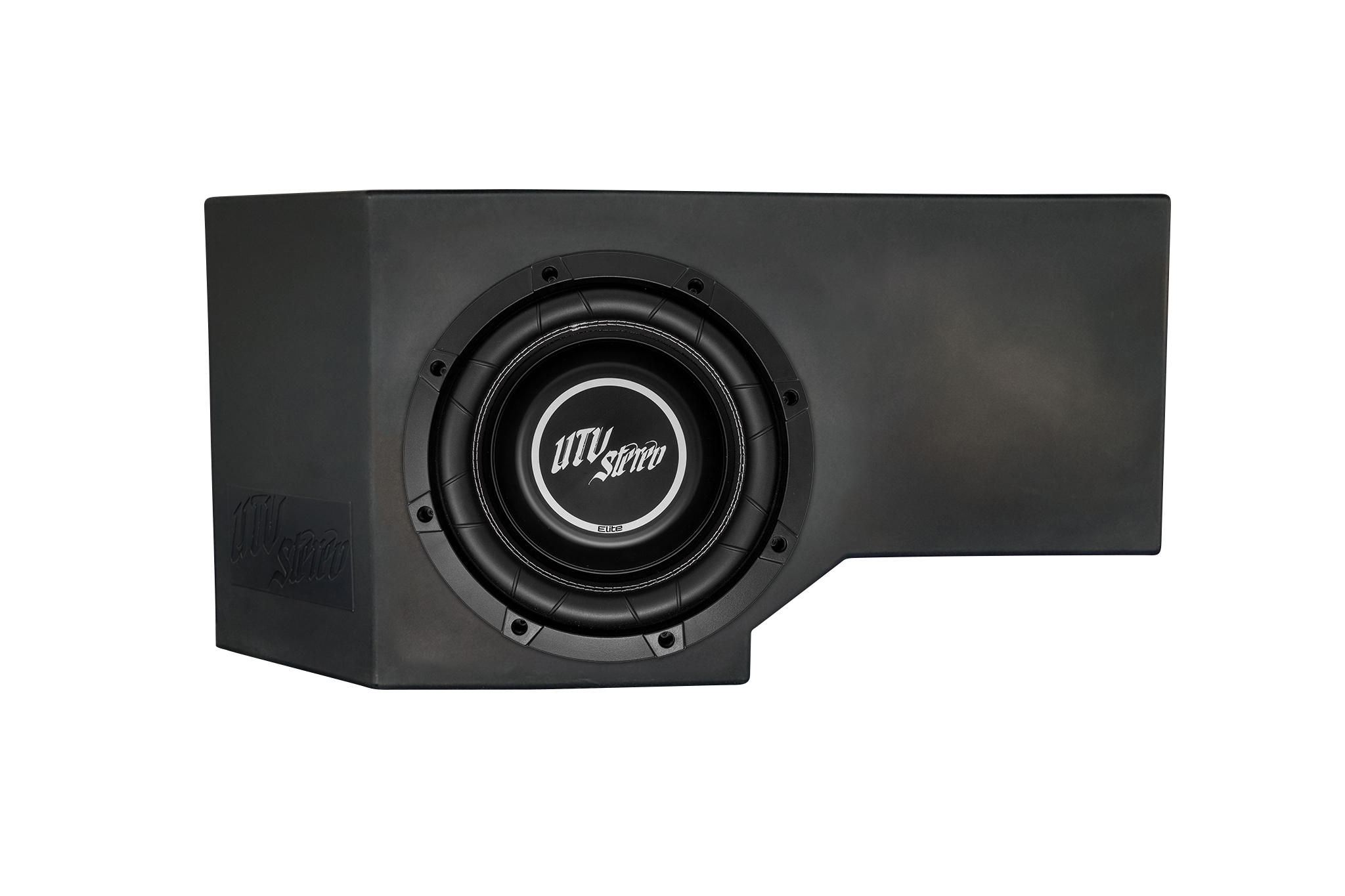 Can-Am® Defender HD11 Vented 10" Rear Passenger Subwoofer Enclosure Unloaded | UTVS-DEF2-VENC-PASS-10-REAR
