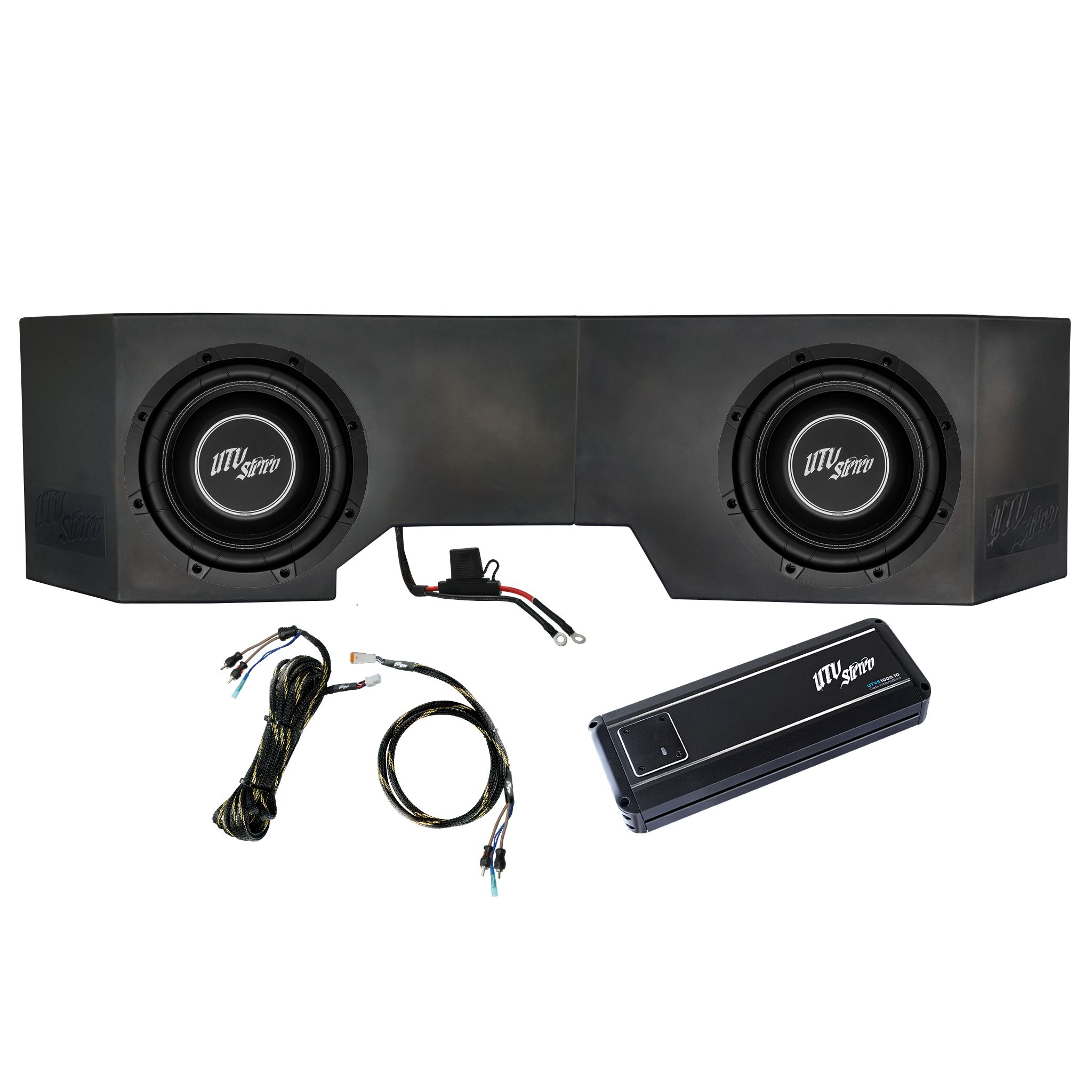 Can-Am® Defender HD10 1000W Dual 10" Subwoofer Kit | UTVS-DEF-SUB-1000-2