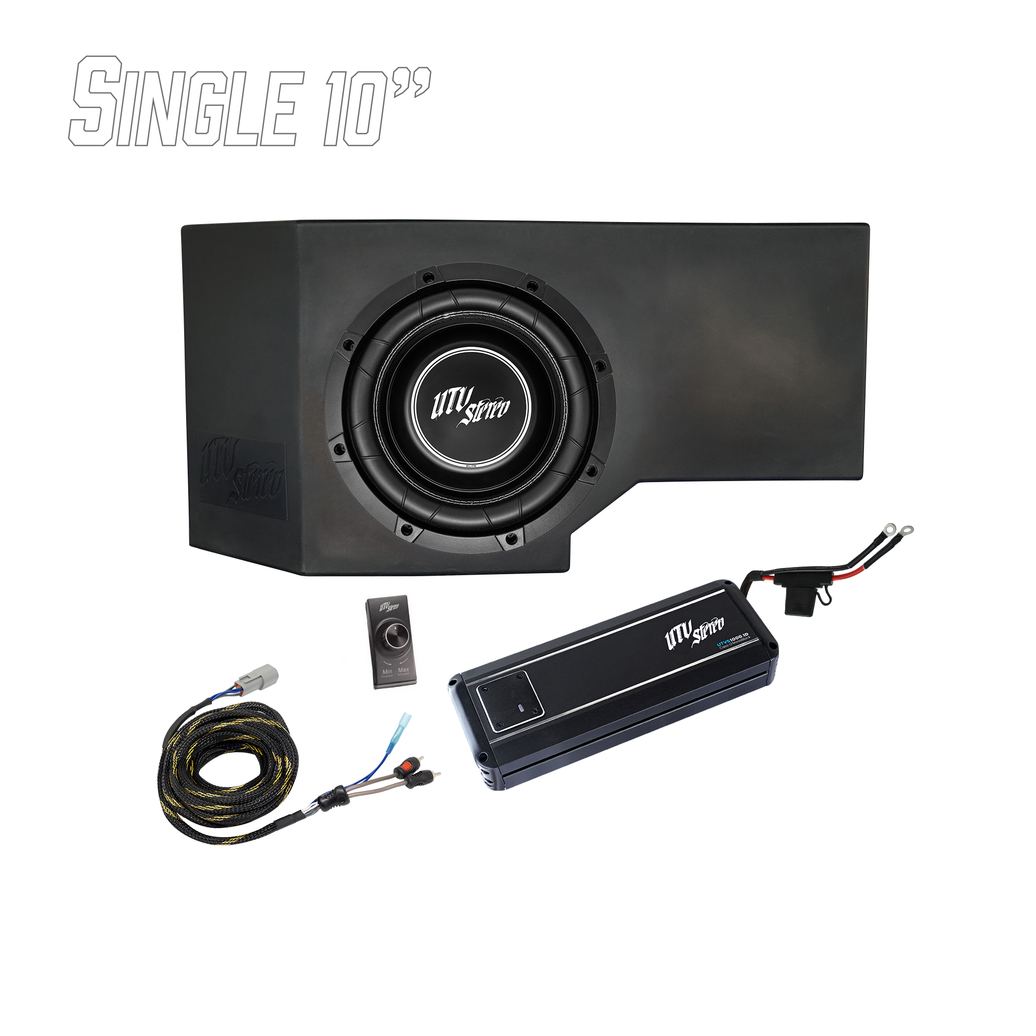 Can-Am® Defender HD11 1000W Single 10" Subwoofer Kit | UTVS-DEF2-1000-1-GO