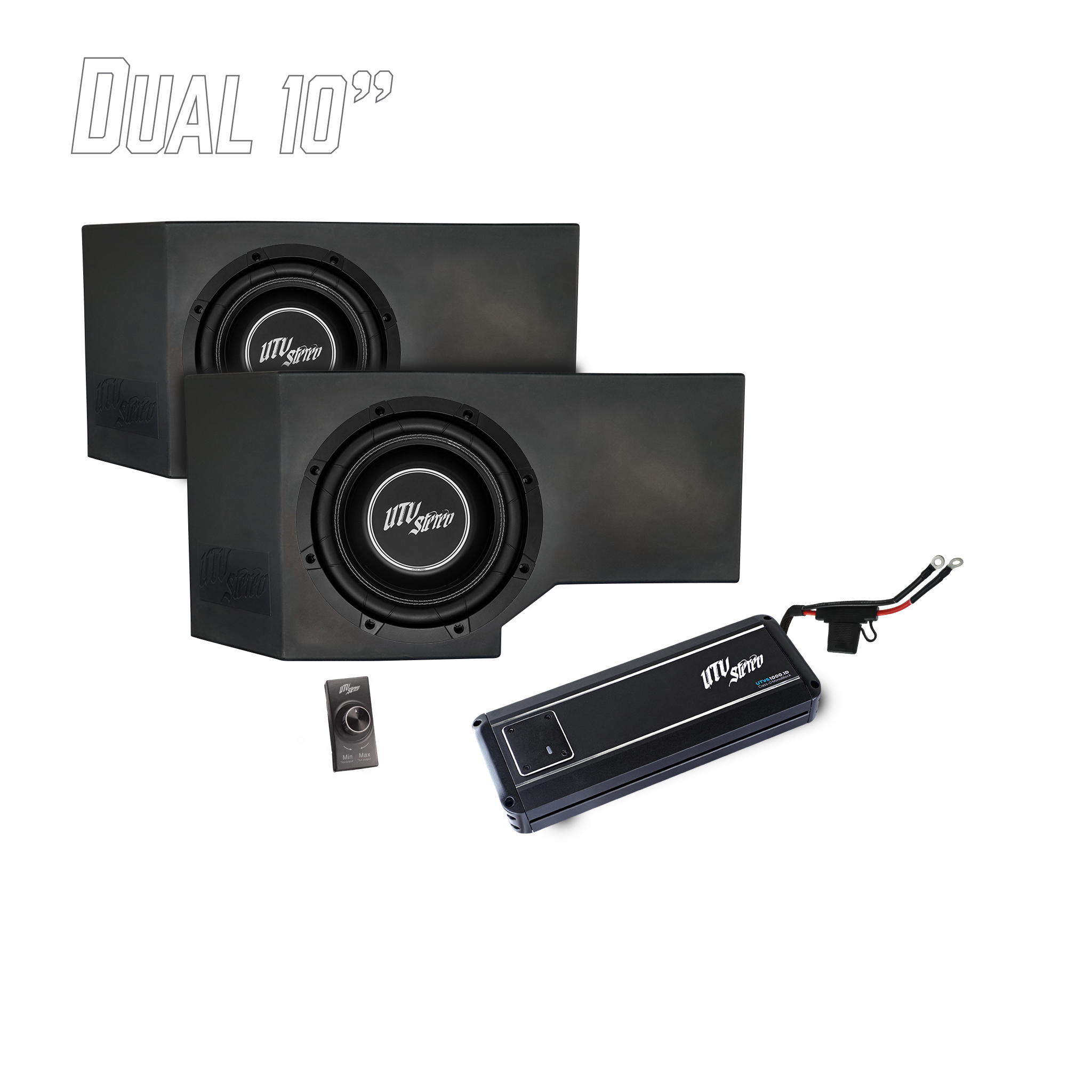Can-Am® Defender HD11 1000W Dual 10" Subwoofer Kit | UTVS-DEF2-1000-2-GO