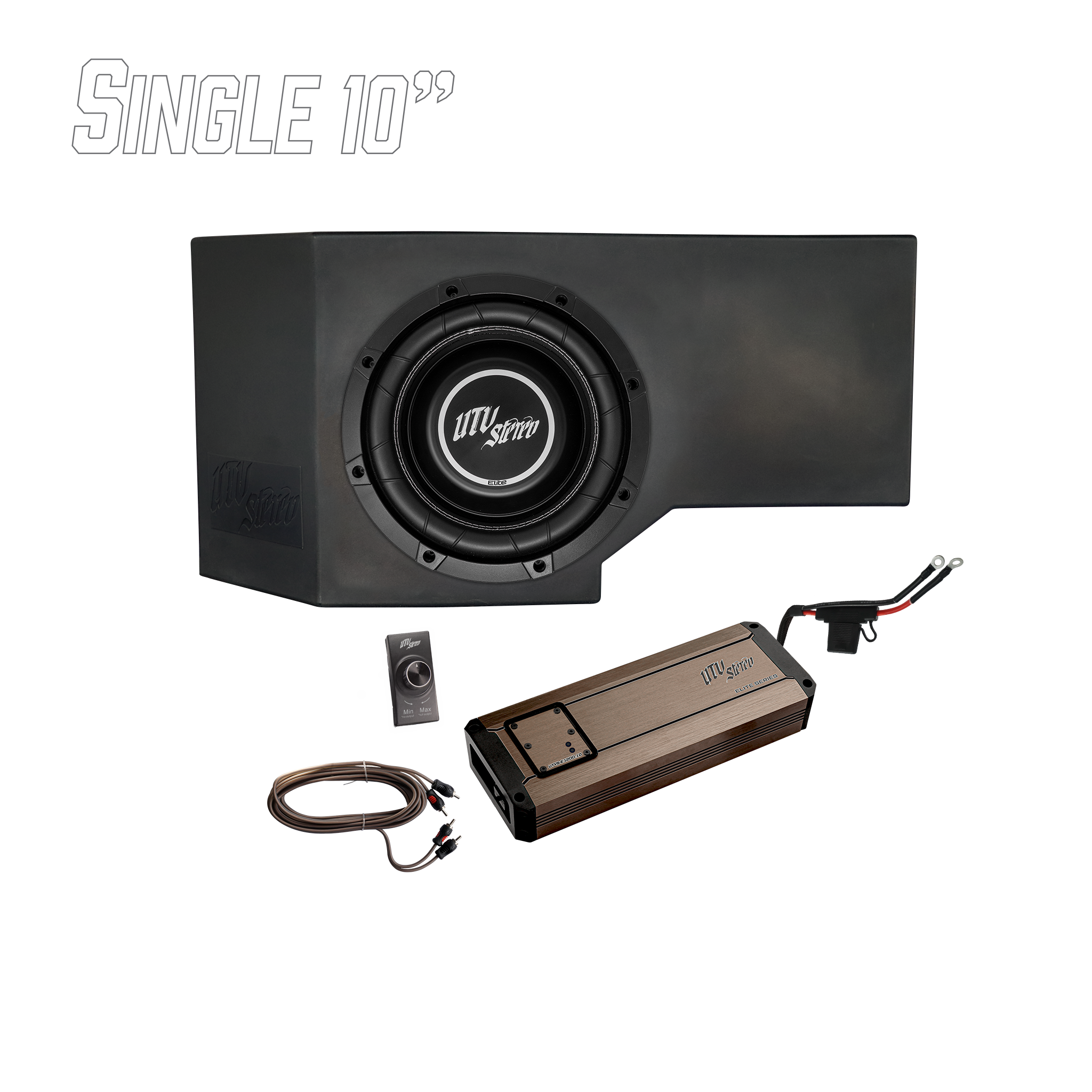 Can-Am® Defender HD11 1200W Single 10" Subwoofer Kit | UTVS-DEF2-1200-1-GO