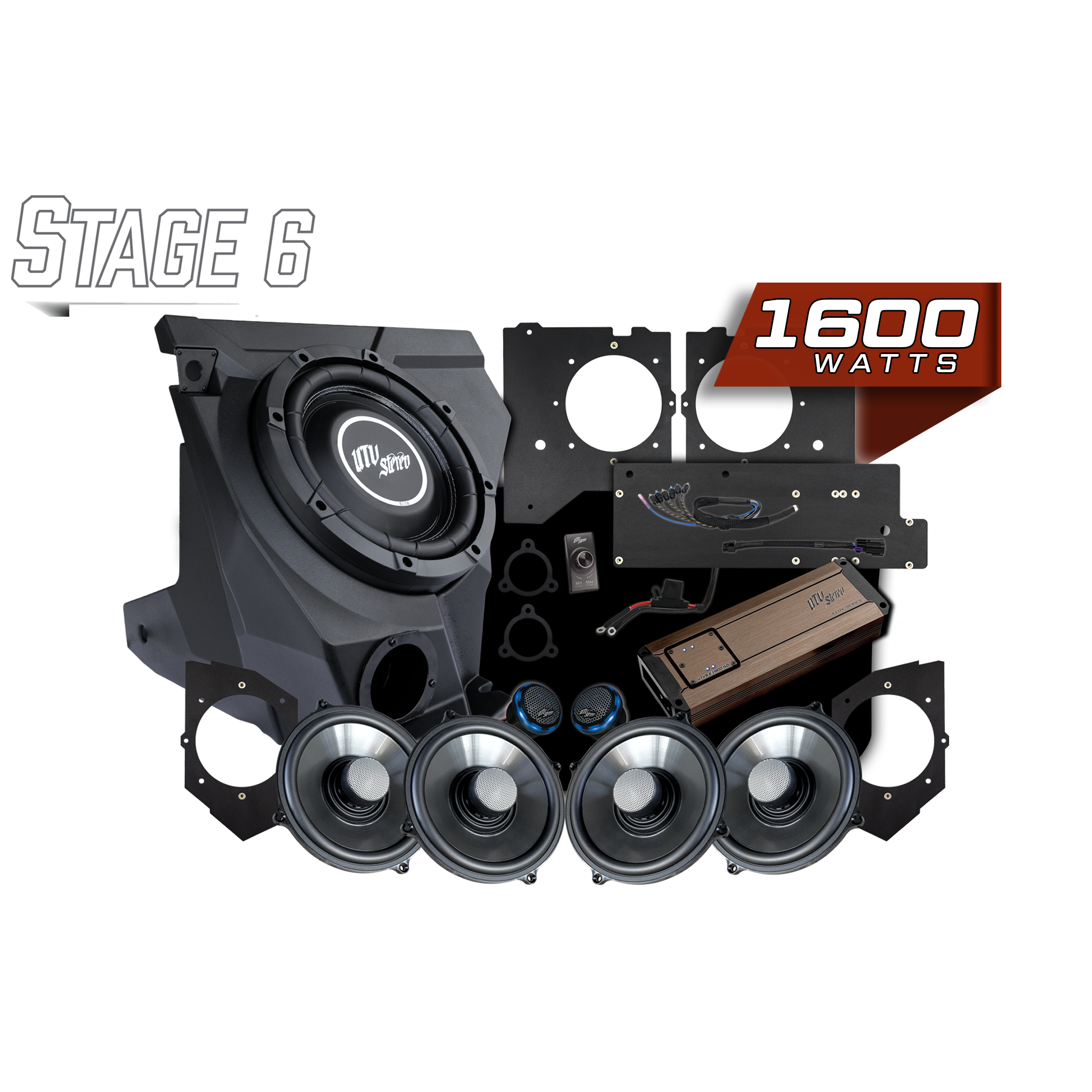 KAWASAKI® TERYX H2 GARMIN TREAD® Elite Stage 6 Stereo Kit | UTVS-H2-S6-GRM