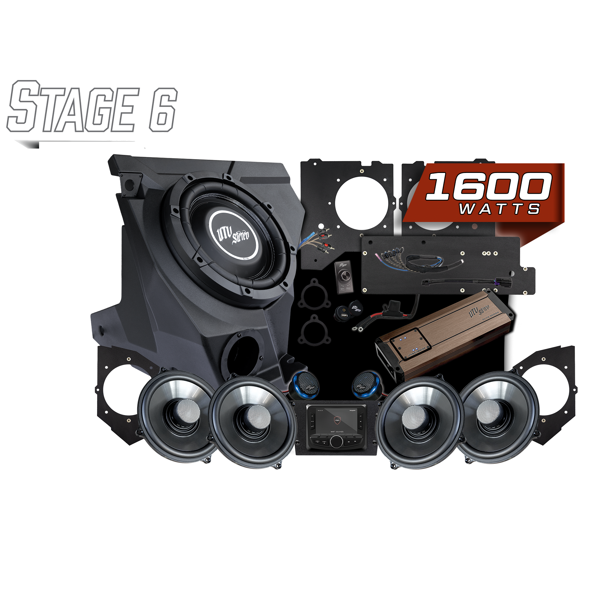 KAWASAKI® TERYX H2 Elite Stage 6 Stereo Kit | UTVS-H2-S6