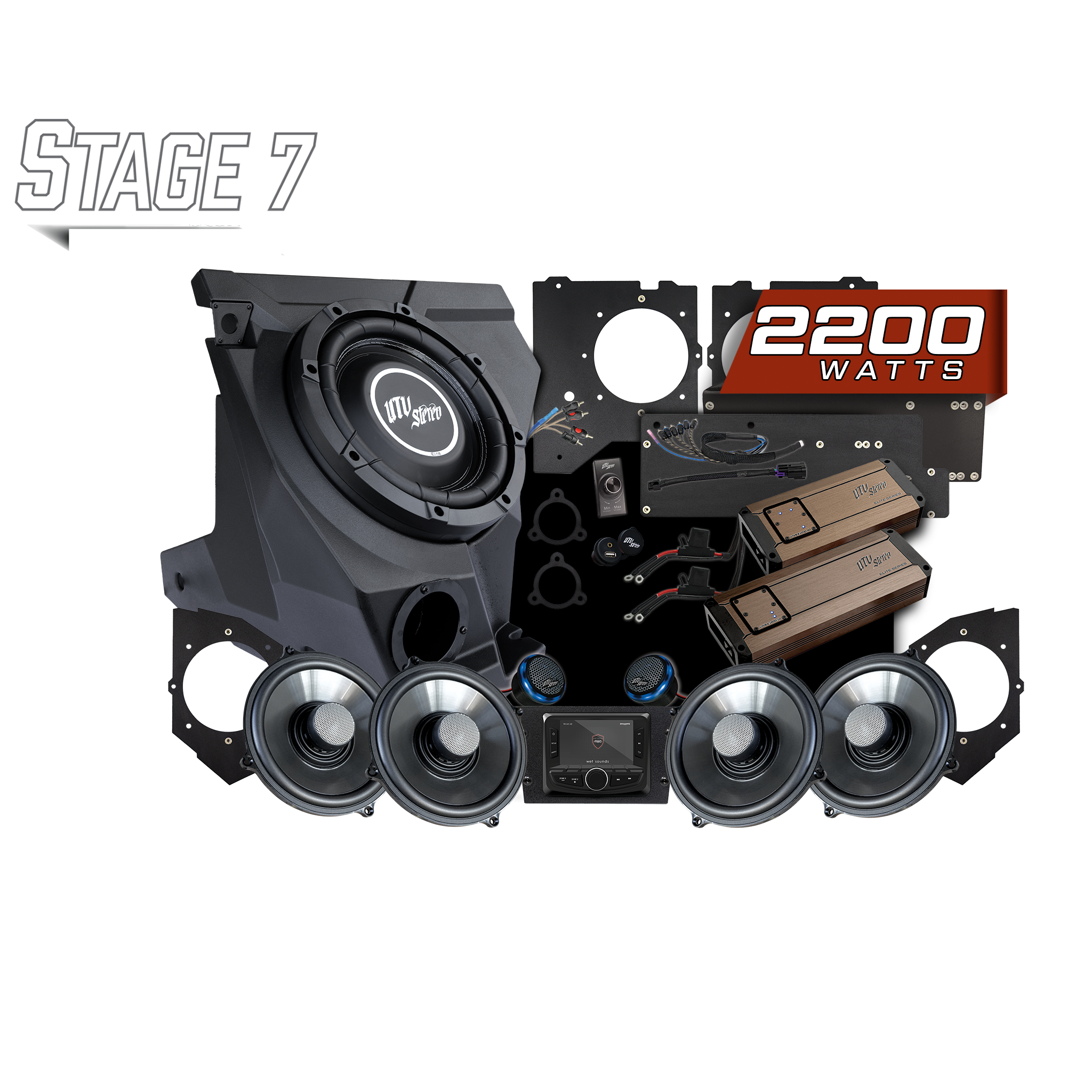 KAWASAKI® TERYX H2 Elite Stage 7 Stereo Kit | UTVS-H2-S7