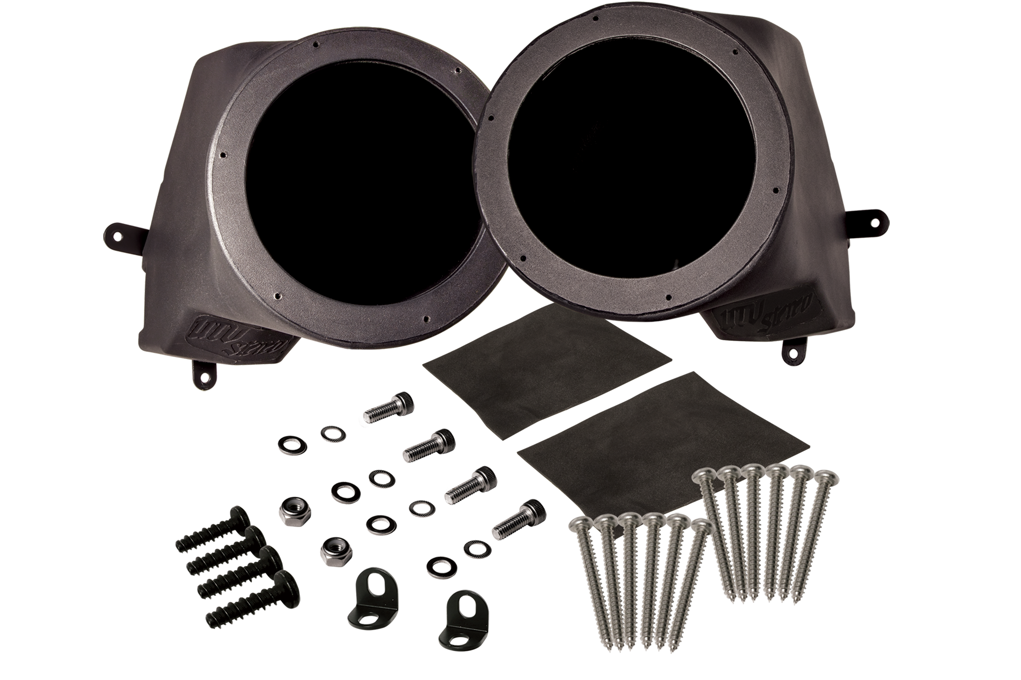 '20-'24 RZR® Pro Series 6.5" Dash Panel Speaker Enclosures (Pair) | UTVS-PRO-DP65