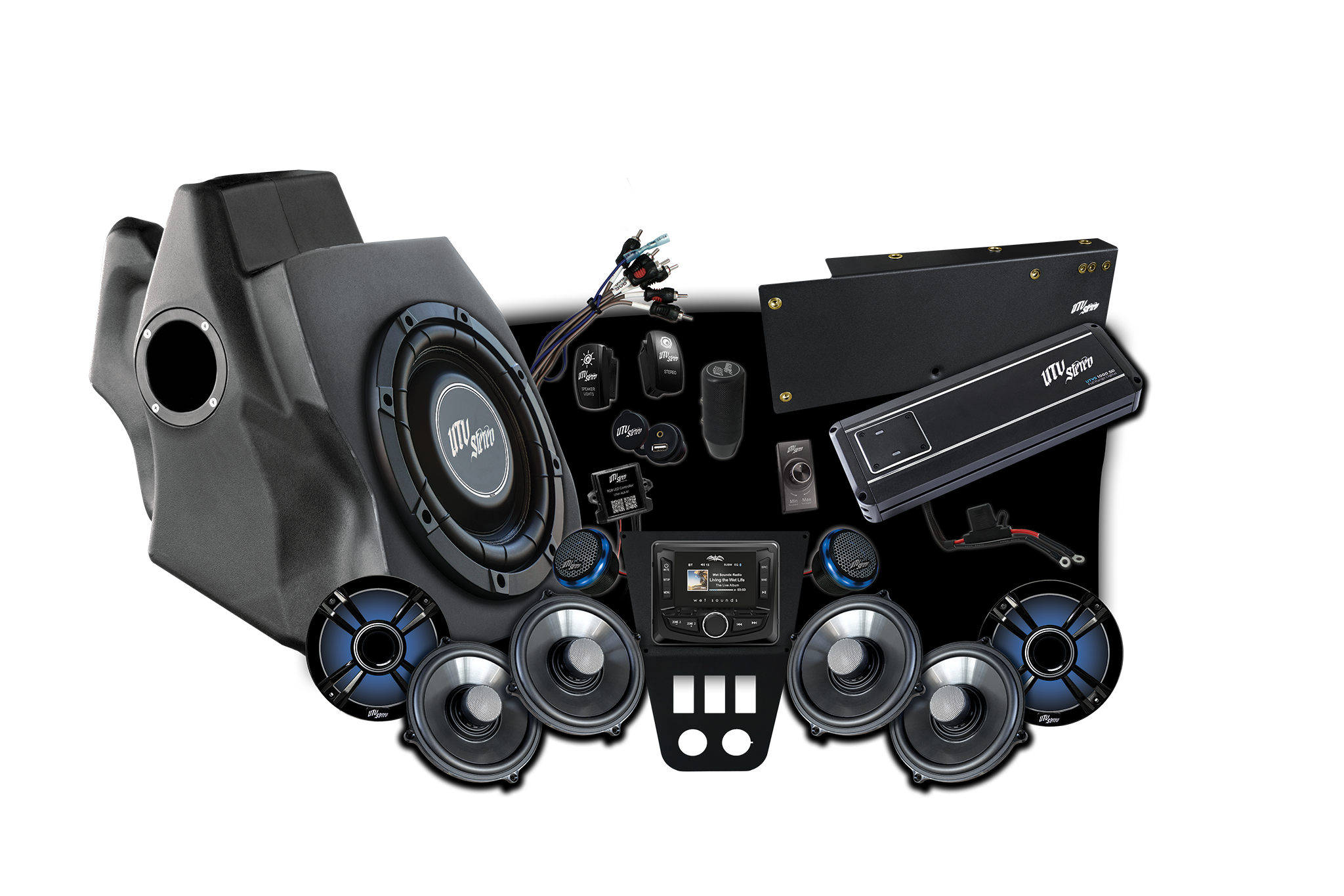 '20-'24 RZR® Pro Series Signature Stage 6 Stereo Kit | UTVS-PRO-S6-S