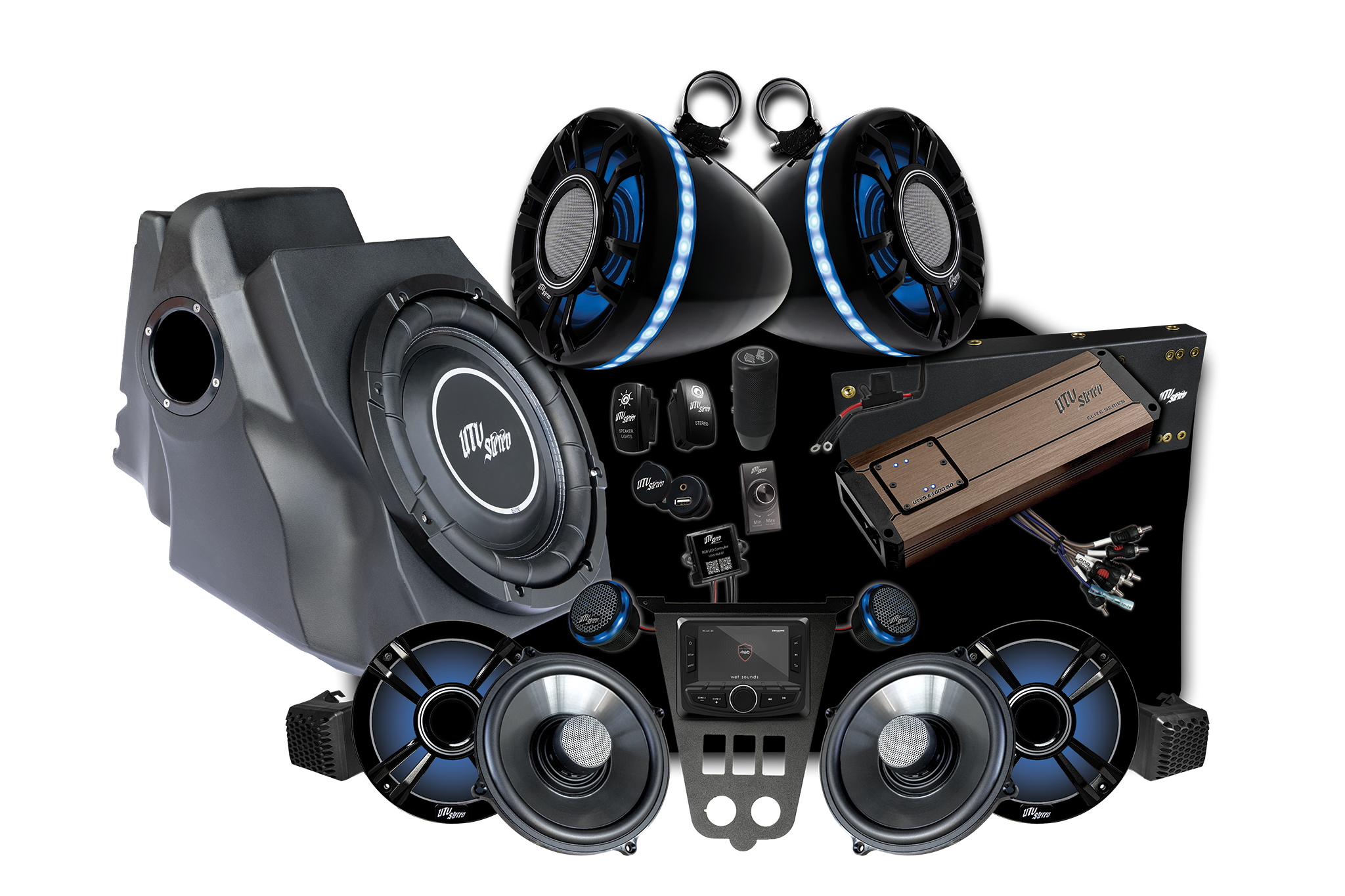 '25-'26 RZR® Pro Series Elite Stage 6 Stereo Kit | UTVS-PRO2-S6-E