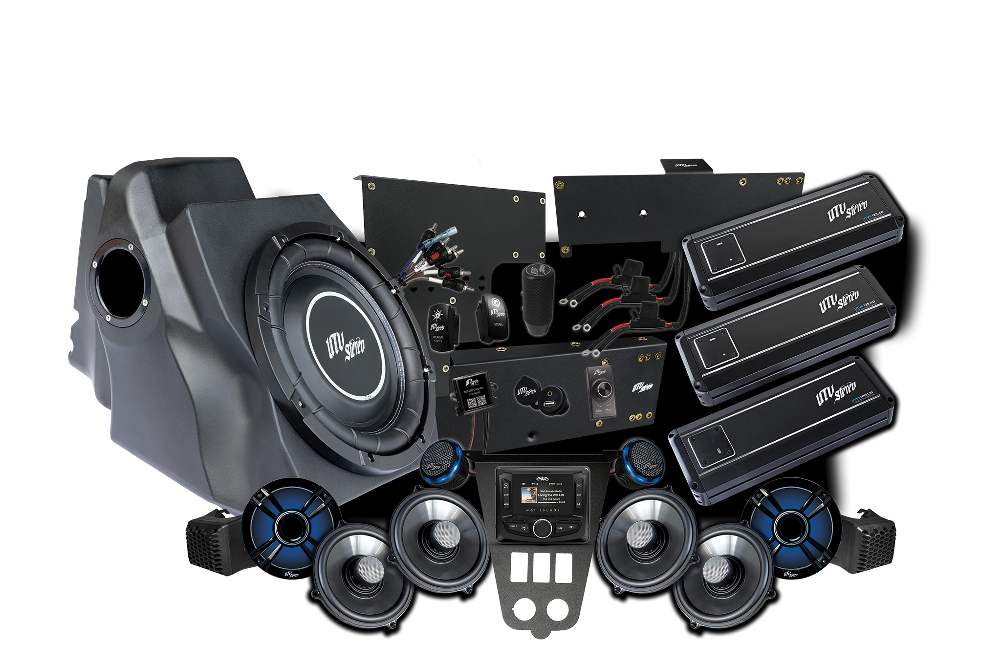 '25-'26 RZR® Pro Series Signature Stage 8 Stereo Kit | UTVS-PRO2-S8-S