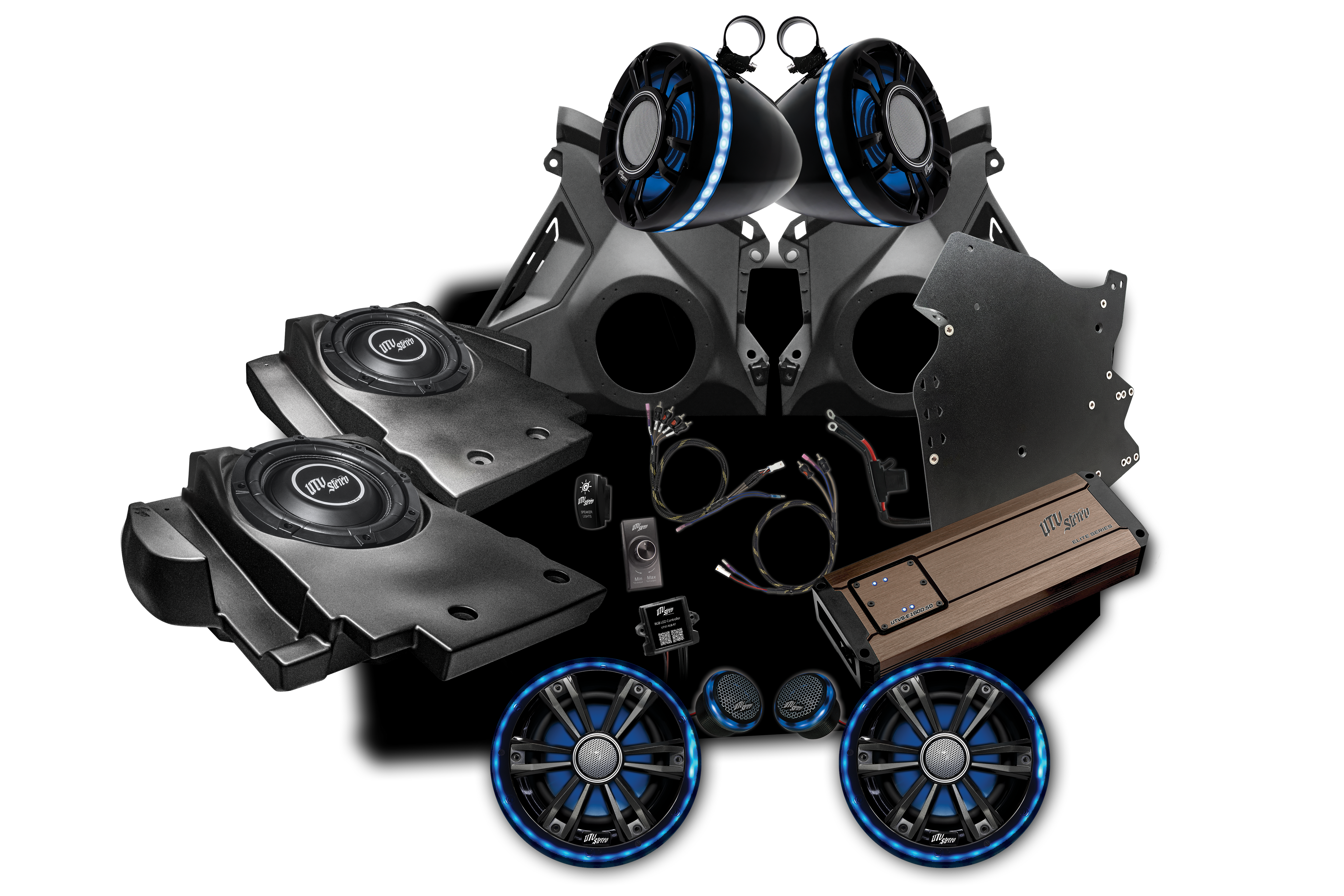 Can-Am® Maverick R BRP GO! Elite Series Stage 6 Stereo Kit | UTVS-R-S6-E-GO