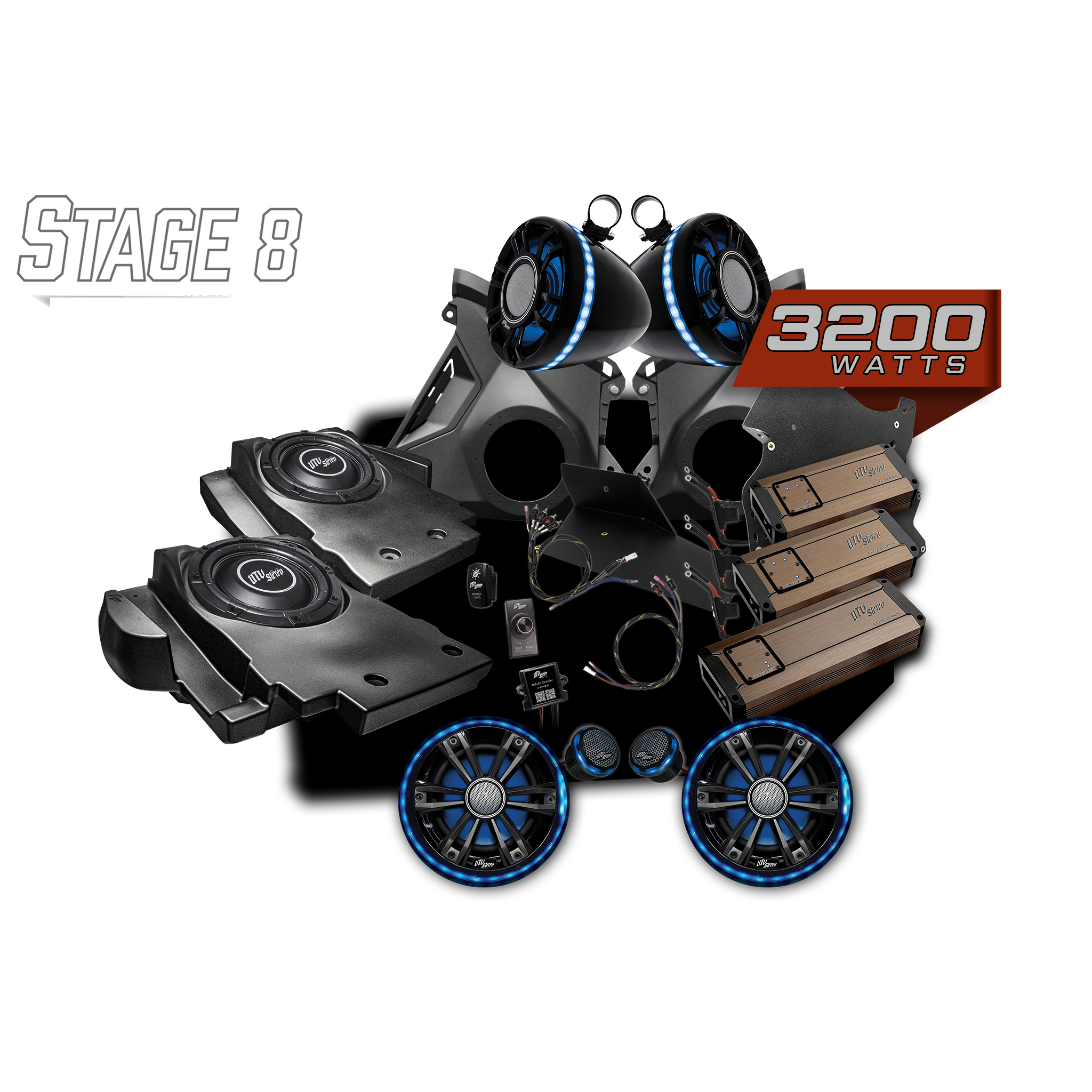 Can-Am® Maverick R BRP GO! Elite Series Stage 8 Stereo Kit | UTVS-R-S8-E-GO