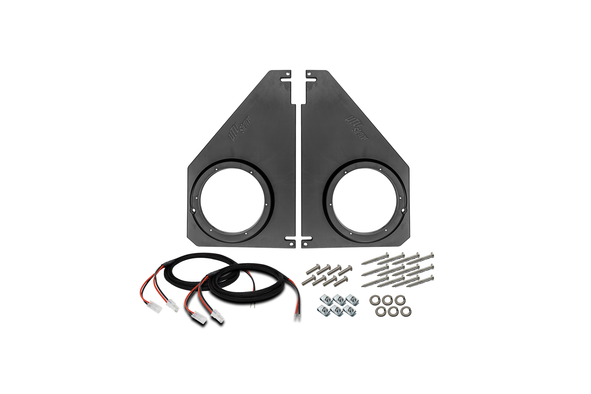 Polaris® Ranger 1500 Front Overhead Speaker Adapters (Pair) V2 | UTVS-RNG-OSA-FRONT