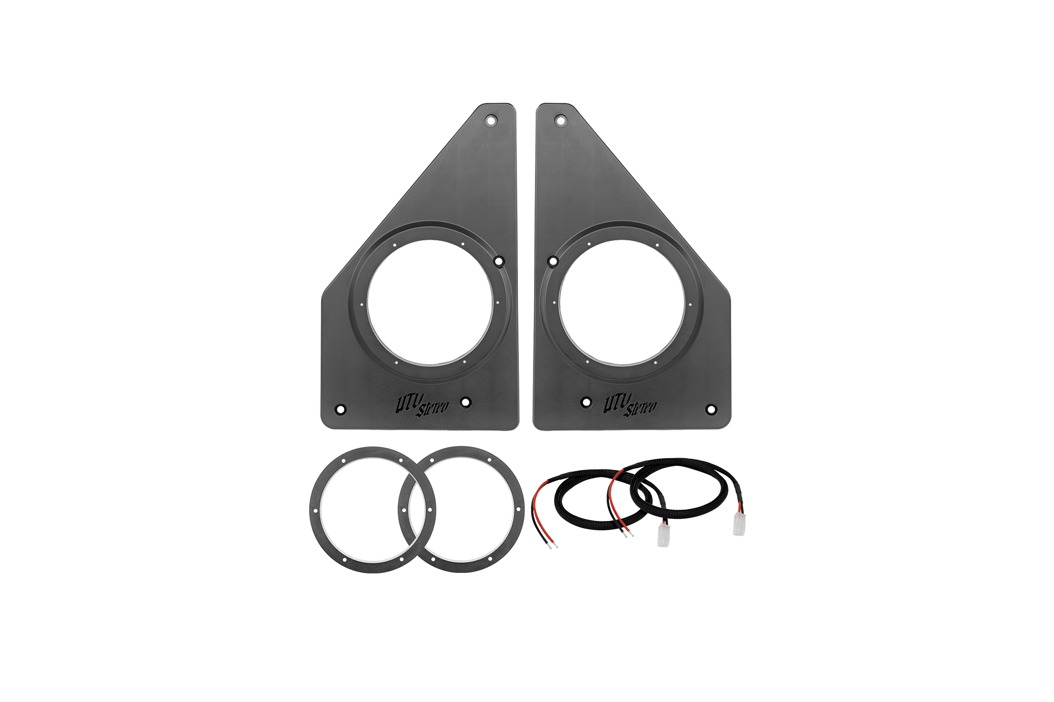 Polaris® Ranger 1500 Rear Overhead Speaker Adapters (Pair) V2 | UTVS-RNG-OSA-REAR