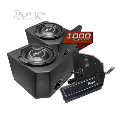 Polaris® Ranger 1000W Dual 10" Subwoofer Kit | UTVS-RNG-SUB-1000-2