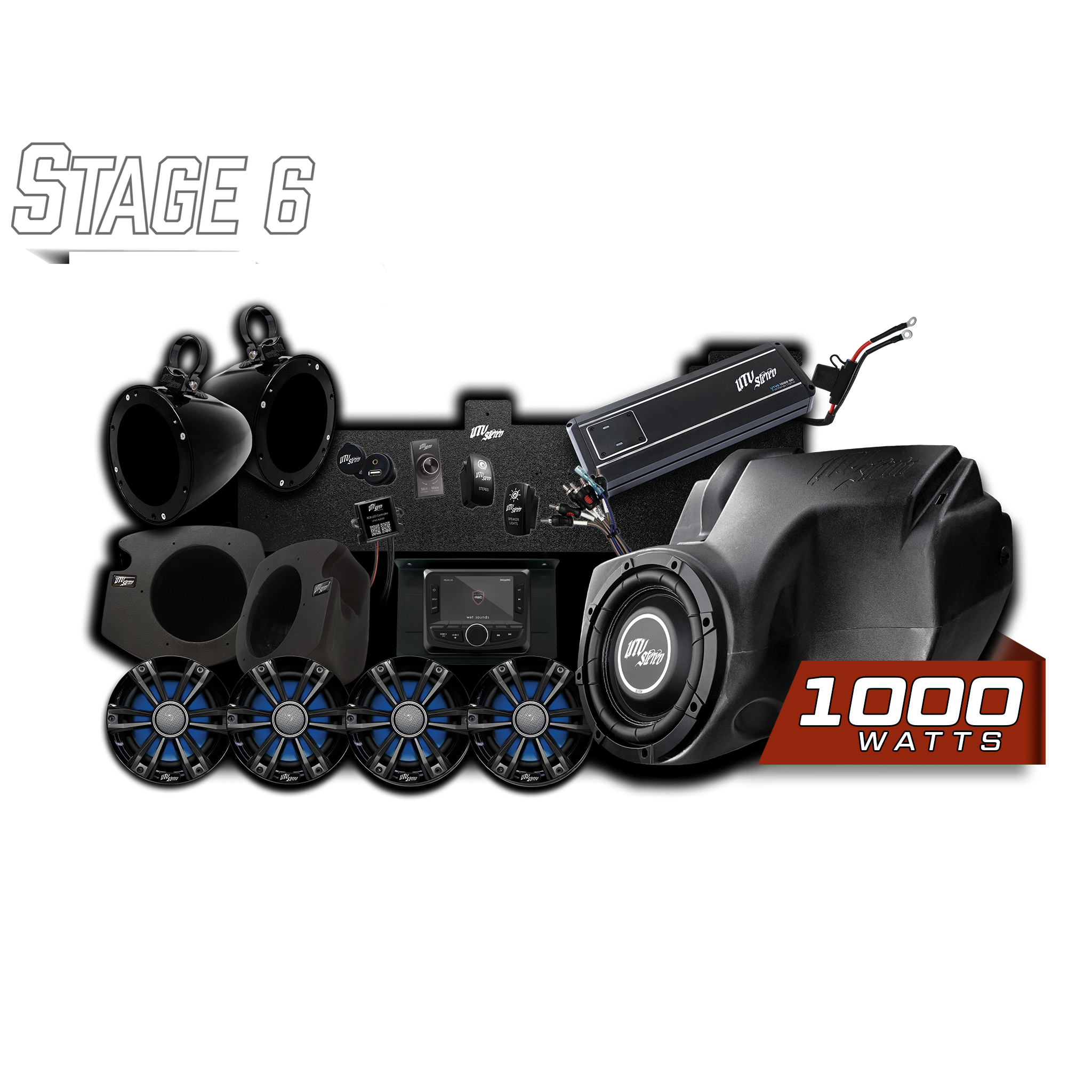 RZR® Signature Series Stage 6 Stereo Kit | UTVS-RZR-S6-S