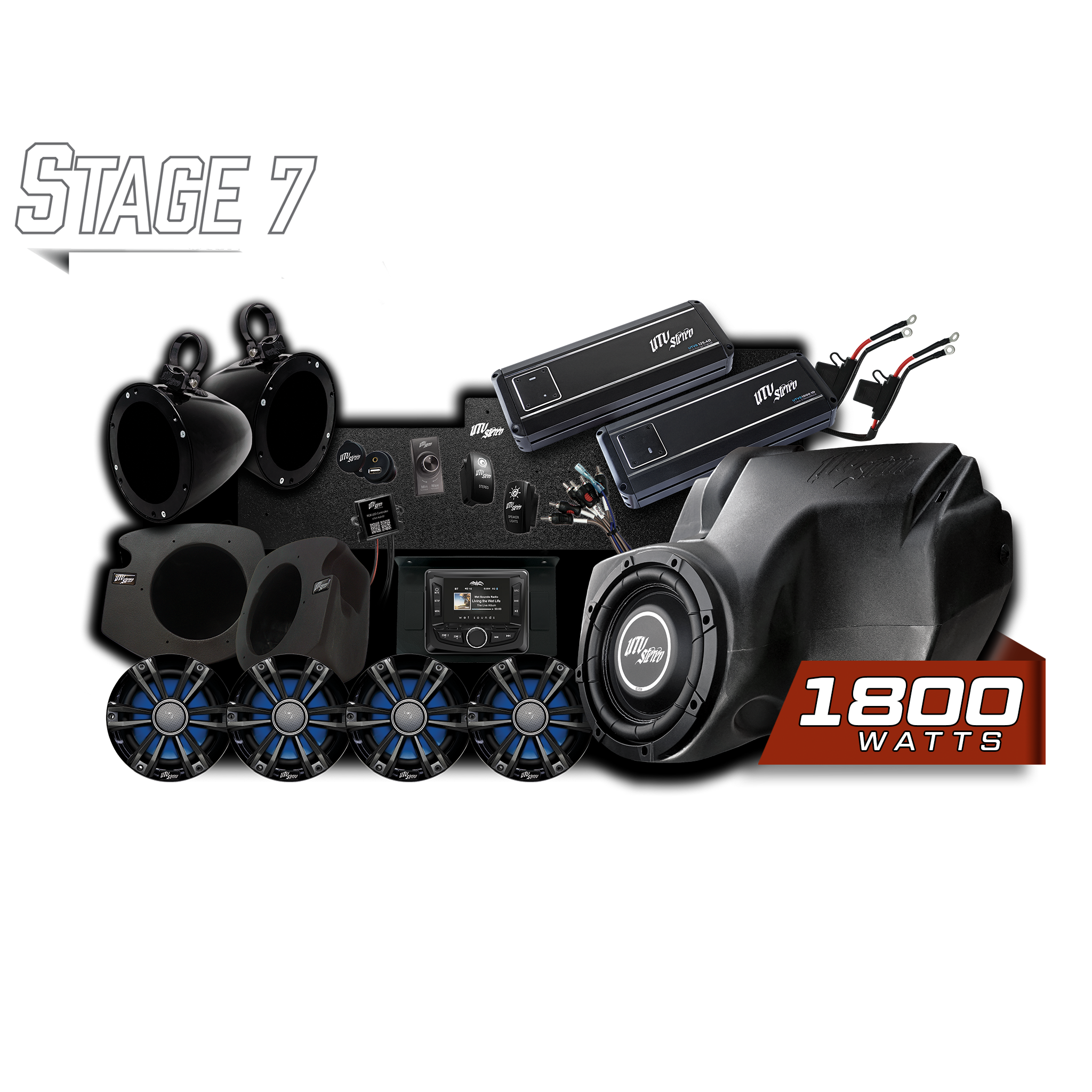 RZR® Signature Series Stage 7 Stereo Kit | UTVS-RZR-S7-S