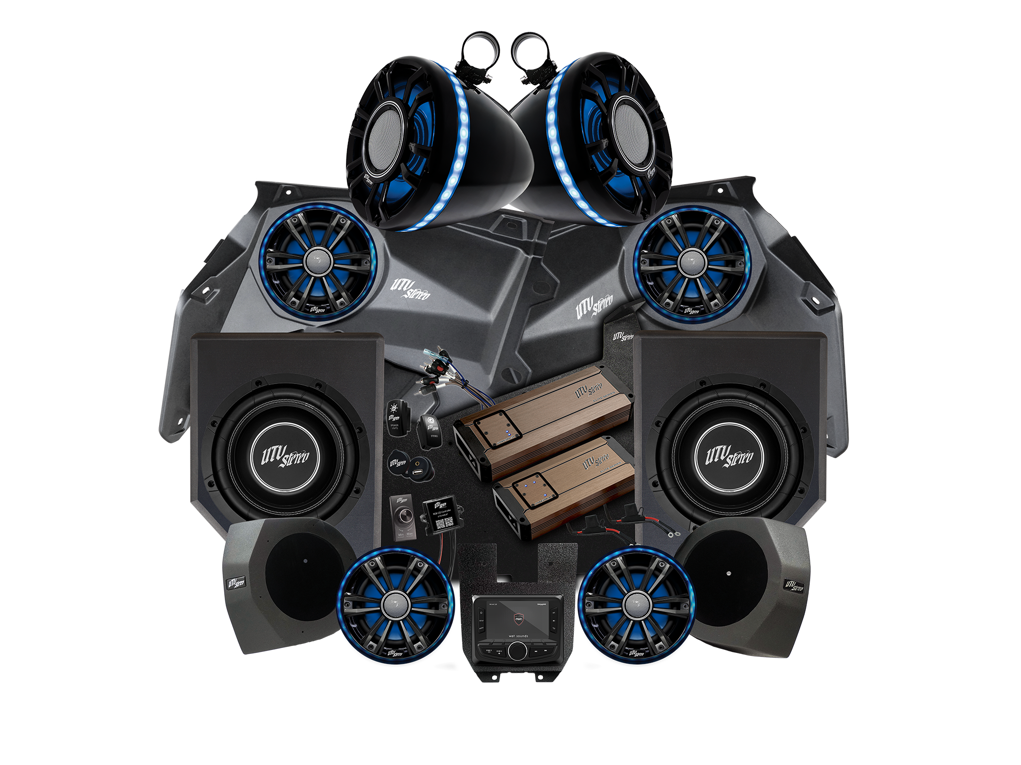 Can-Am® X3 Elite Series Stage 7 Stereo Kit | UTVS-X3-S7-E