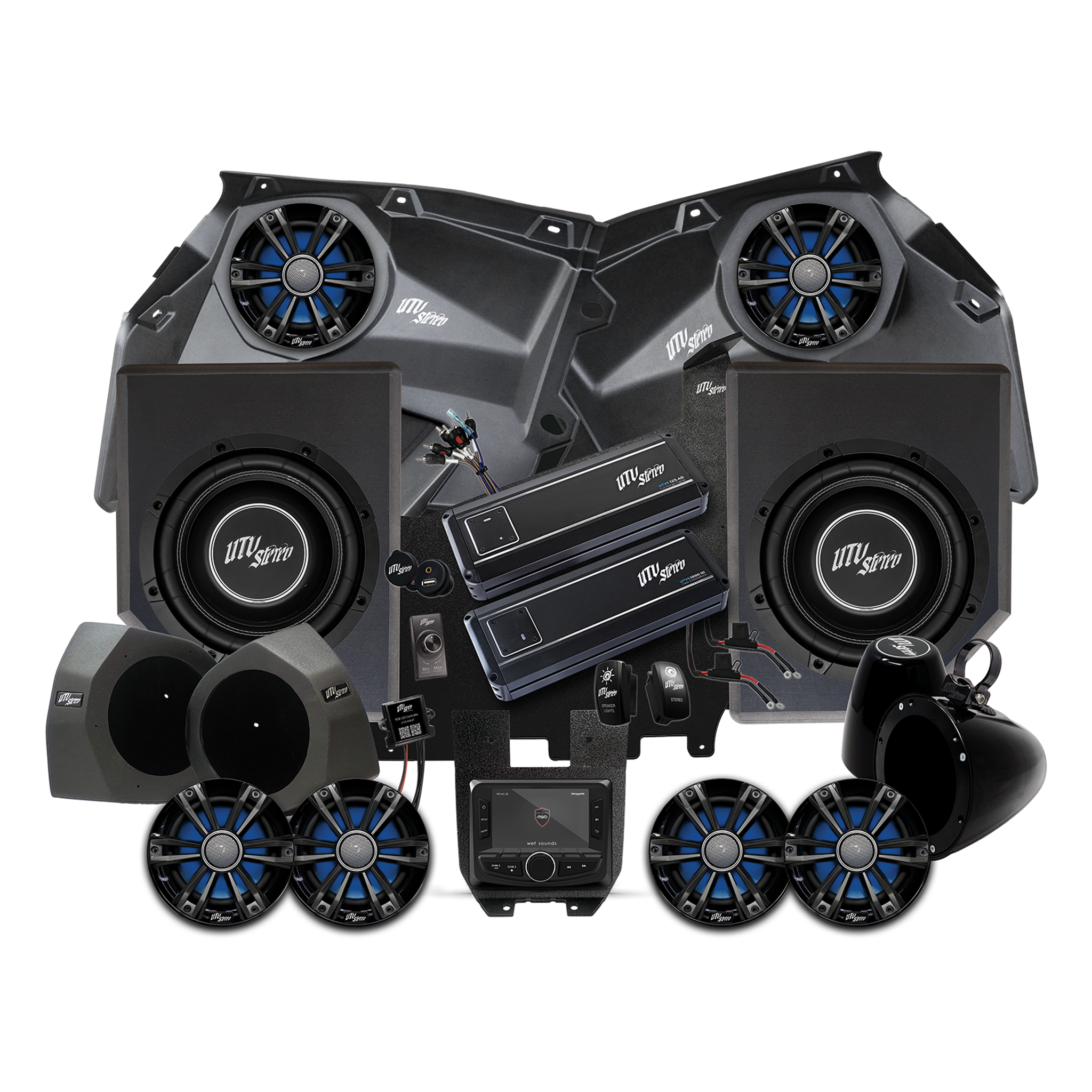 Can-Am® X3 Signature Series Stage 7 Stereo Kit | UTVS-X3-S7-S